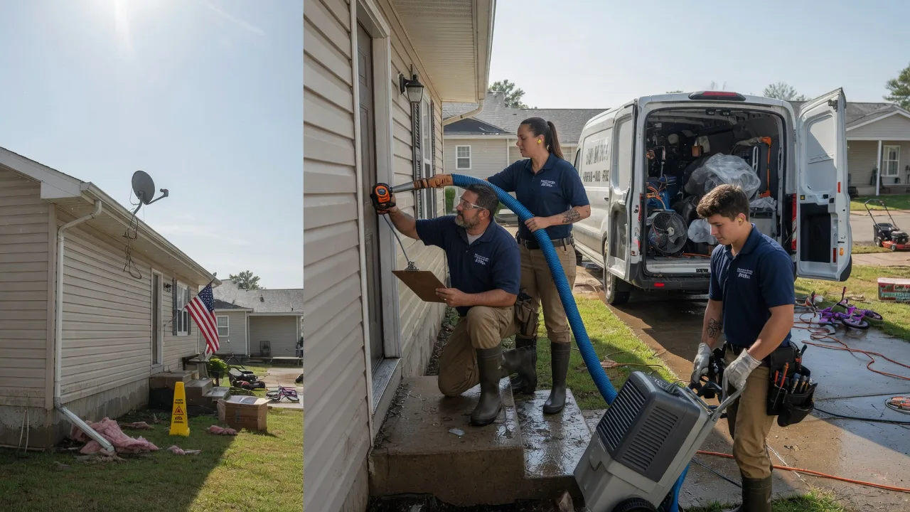 Ceiling Water Damage Restoration in Irvine, PA near me
